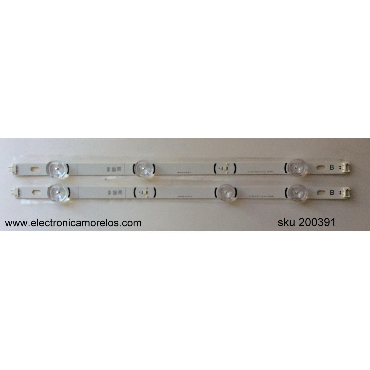 KIT DE LED PARA TV / LG DISPLAY LC420DUH(FG)(P2) / 6916L1957B / QTXB24N1A00983 / DR3.0 REV7 2 B-TYPE 1SB-0396 / MODELO 42LB652V / 42LF56000